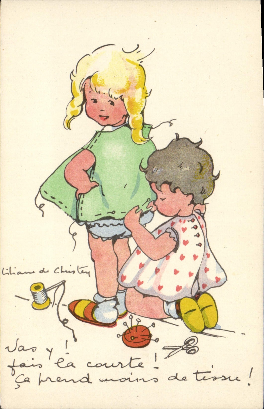 CPA Fantaisie Illustrateur Enfants