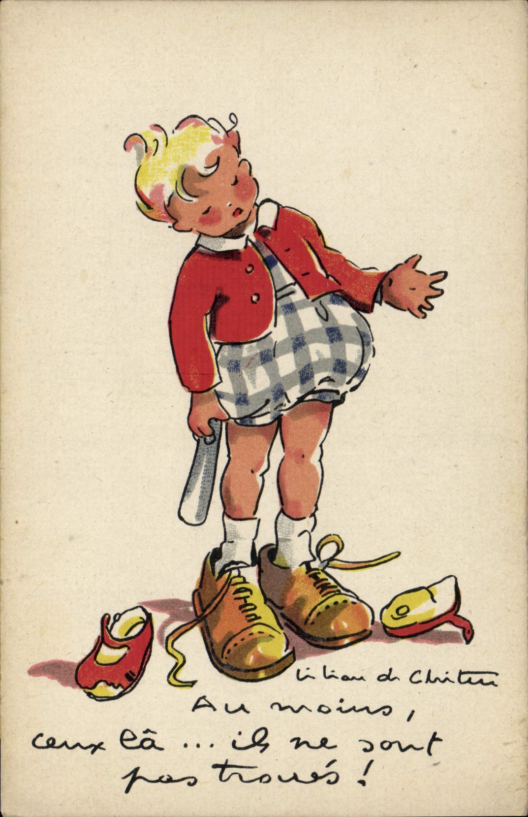 CPA Fantaisie Illustrateur Enfant