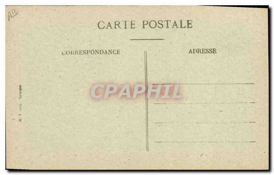 CPA Folklore Auvergne Bourbonnais Une Bourbonnaise — Verso