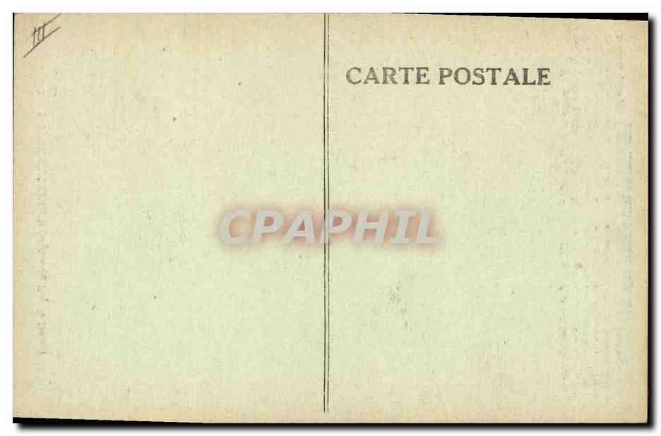 CPA Folklore Auvergne Enfants — Verso