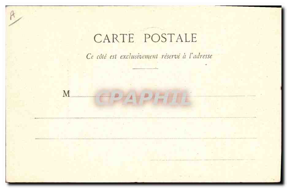 CPA Folklore Auvergne Paysanne au puits — Verso