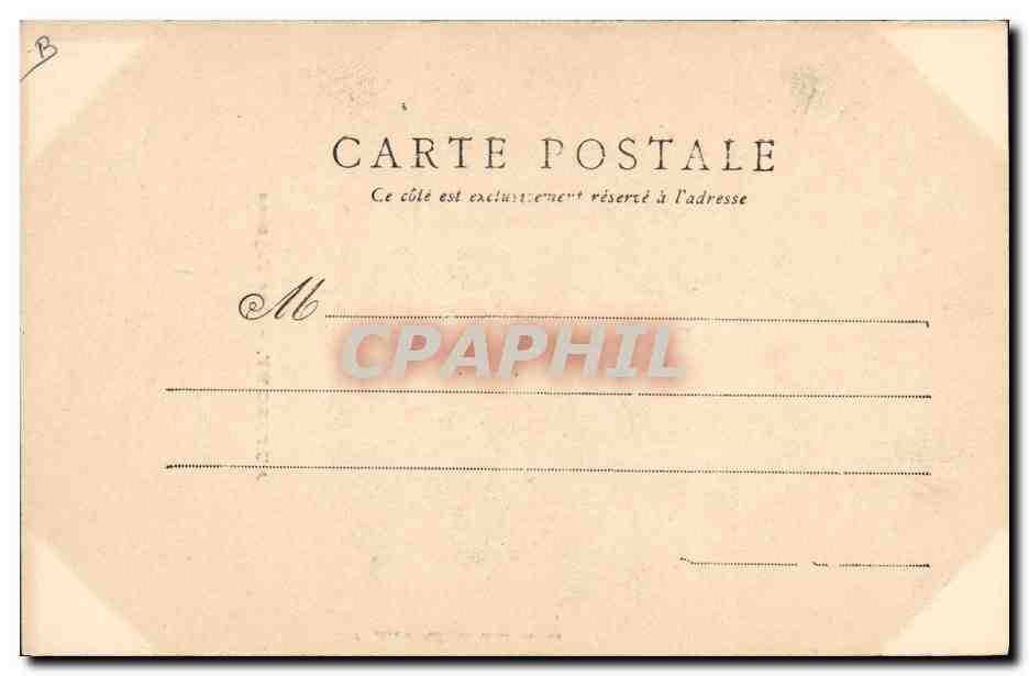 CPA Folklore Auvergne Une paysanne — Verso