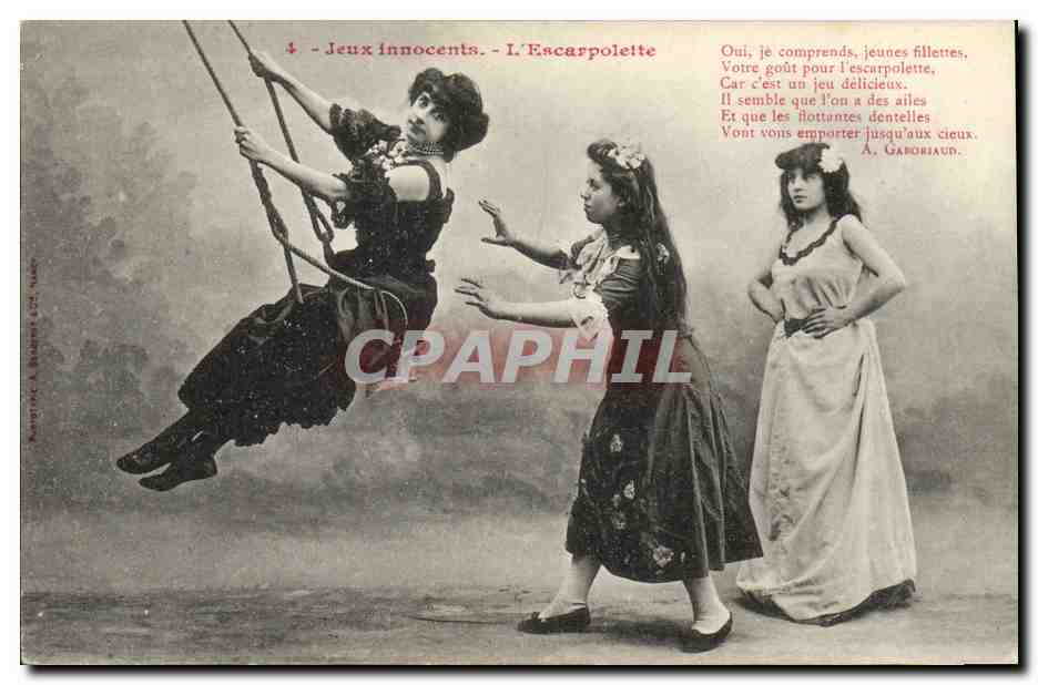 Jeux innocents. - L'Escarpolette — A. Garboriaud, n°4