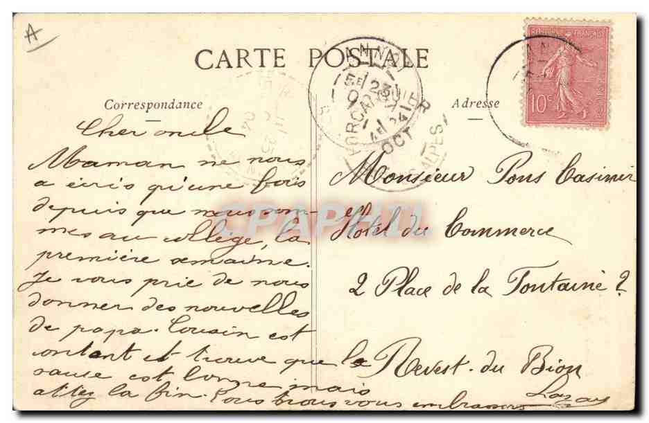 M. VATEL — Satisfaction — Photographie A. BERNARD & Cie, Nancy — Reverso