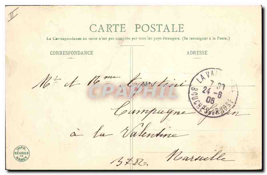 CPA Fantaisie Enfant Bebe  — Rückseite