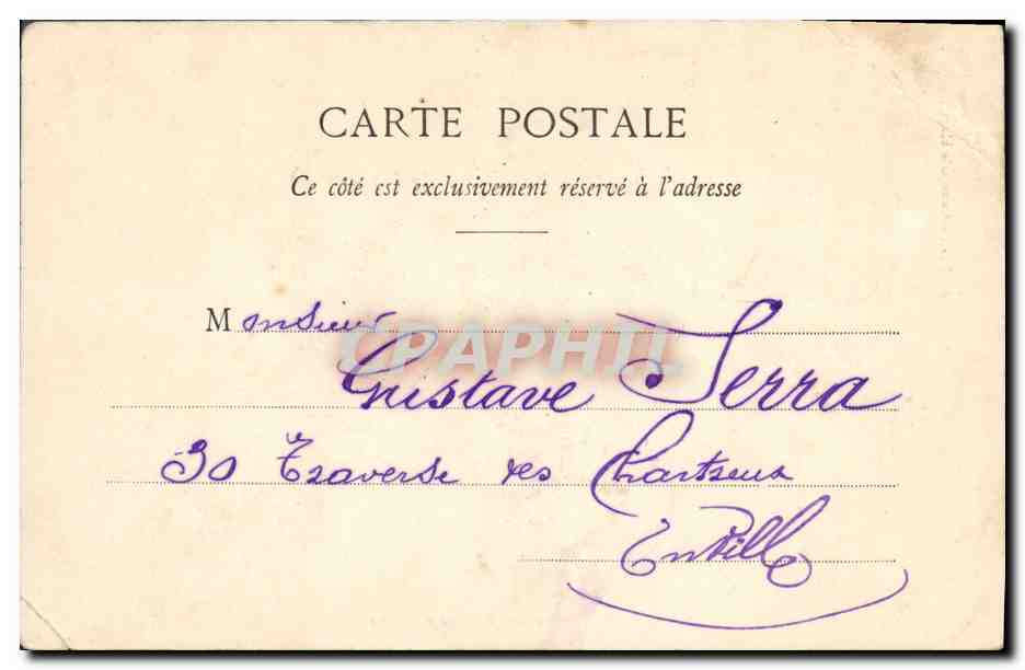 CPA Fantaisie Soldat Militaria  — Back