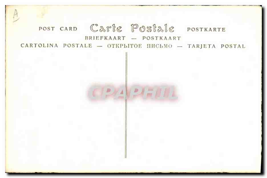 CPA Jeanne de Bourbon  — Verso