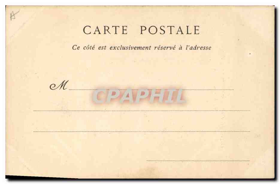CPA Madame Royale — Verso