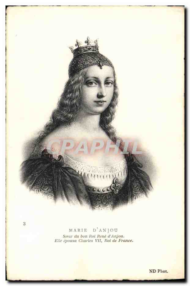 CPA Marie d'Anjou 
