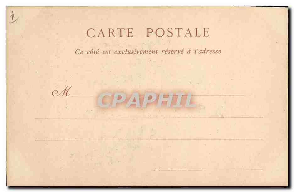 CPA Duc de Berry Fils de Charles X — Verso
