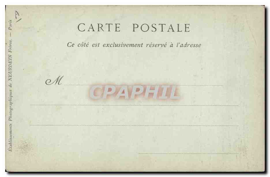Henri IV — portrait gravé avec légende biographique — Établissements Photographiques de Neurdein Frères, Paris — Rückseite
