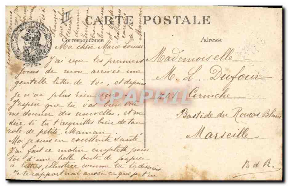 CPA Le roi de Rome Napoleon II — Verso