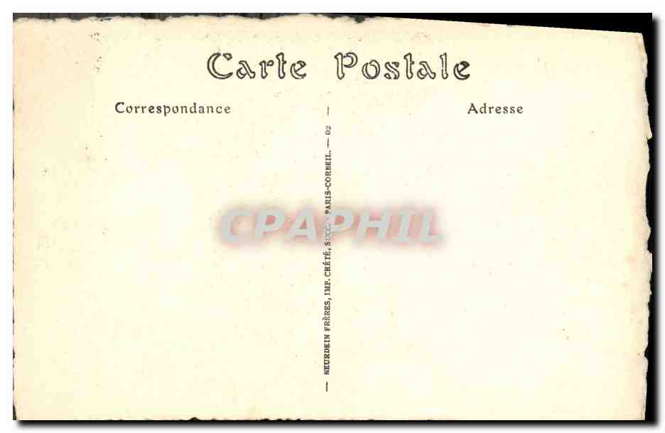 CPA Marie Antoinette d'Autriche — Verso