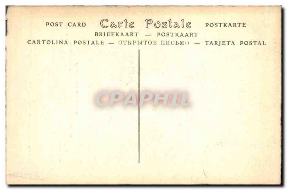 CPA Comtesse du Barry  — Verso