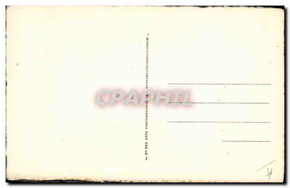 CPA Marie d'Anjou — Verso