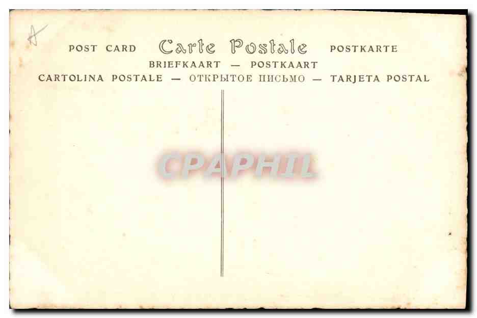 CPA Louis XV Roi de France — Verso