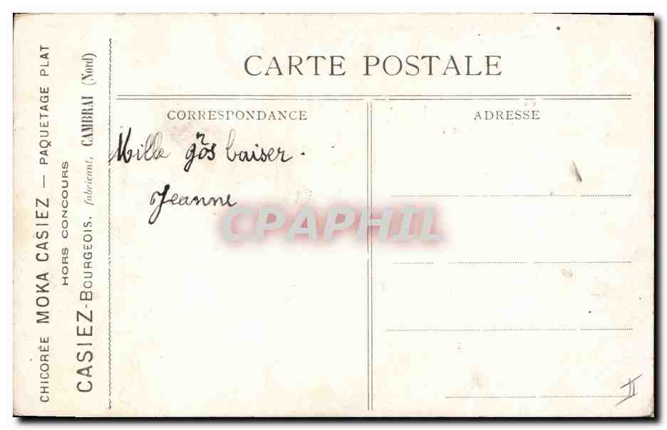 CPA Chien Chiens Chiot Enfant — Verso