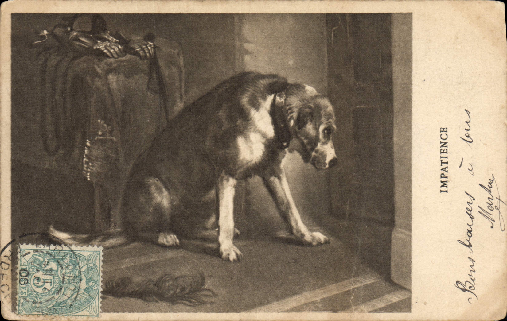 Unruhiger Hund — Innenansicht — Verlag nicht sichtbar