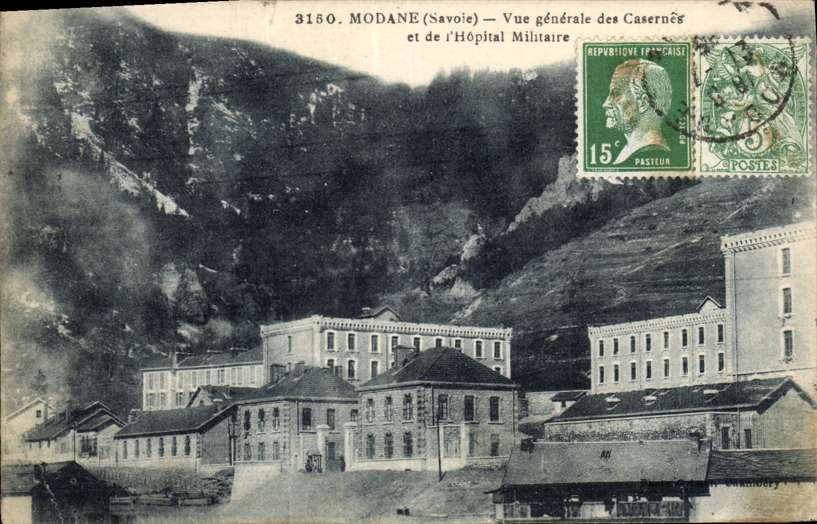 CPA Militaria Modane Vue generale des casernes et de l'hopital militaire