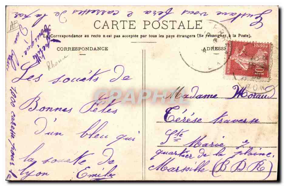 Saint-Foy — 14e Section d'Infirmiers Militaires — Pansement d'un blessé — Clic Guerre-Genton — Rückseite