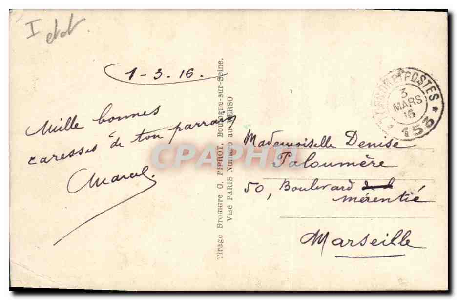 CPA Militaria Chien Croix Rouge — Rückseite