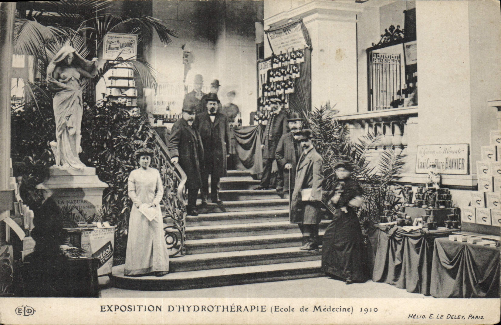Exposition d'hydrothérapie — École de Médecine — Hélios E. Le Deley, Paris