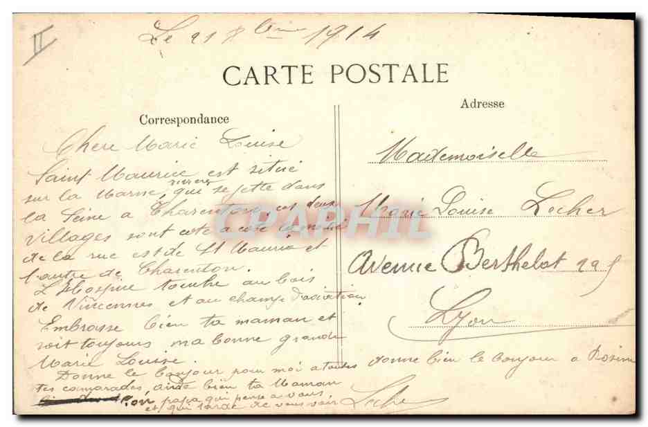 Saint-Maurice (Seine) — Asile National des Convalescents - Vue Principale — Rückseite