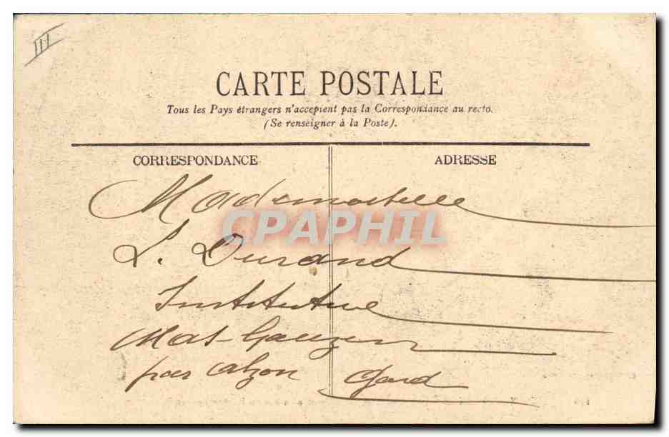CPA Fantaisie Lune Aix en Provence Le Corso Pierrot aviateur ou le reve impossible — Rückseite