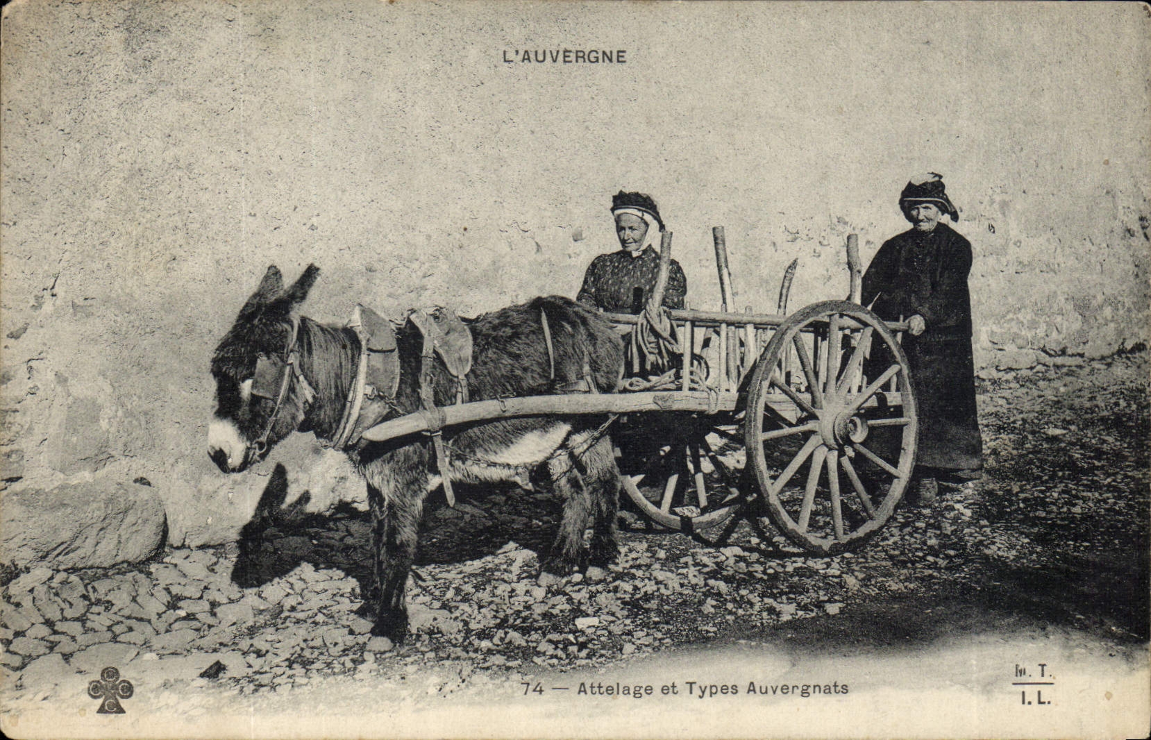 L'Auvergne — Attelage et Types Auvergnats — In.T. n°74