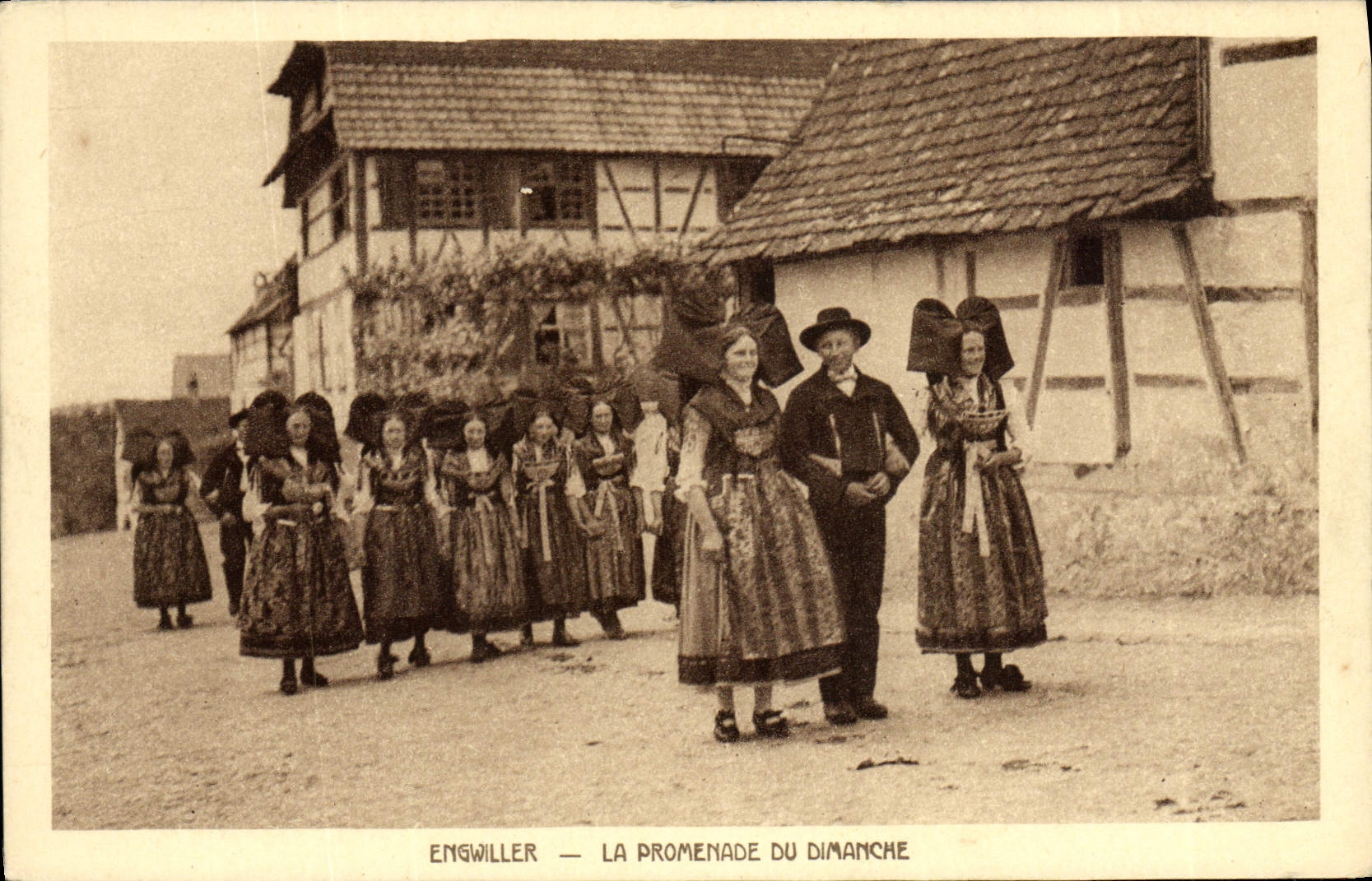 Engwiller — La promenade du dimanche — Braun & Cie, Dornach