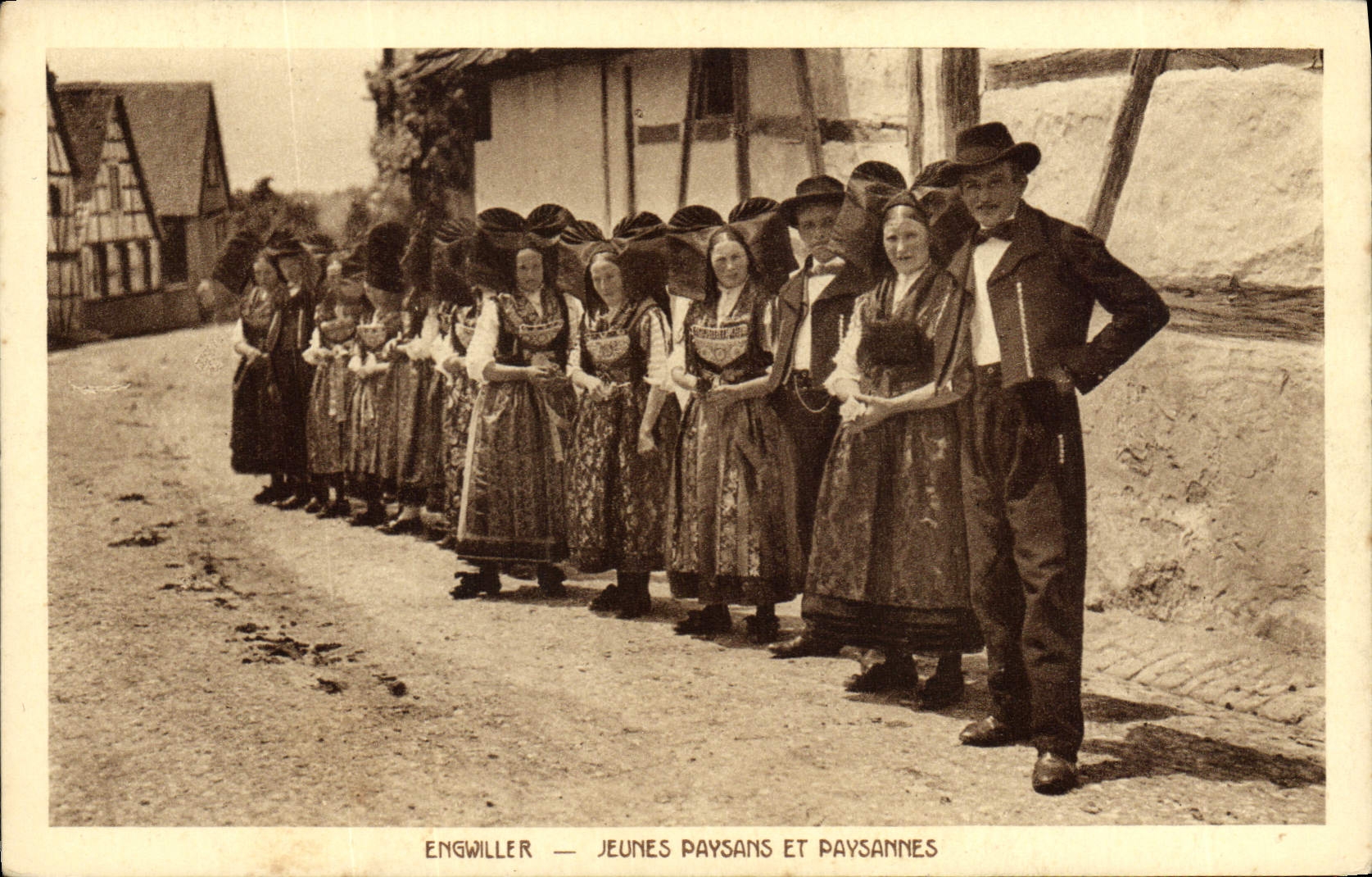 Engwiller — Jeunes paysans et paysannes