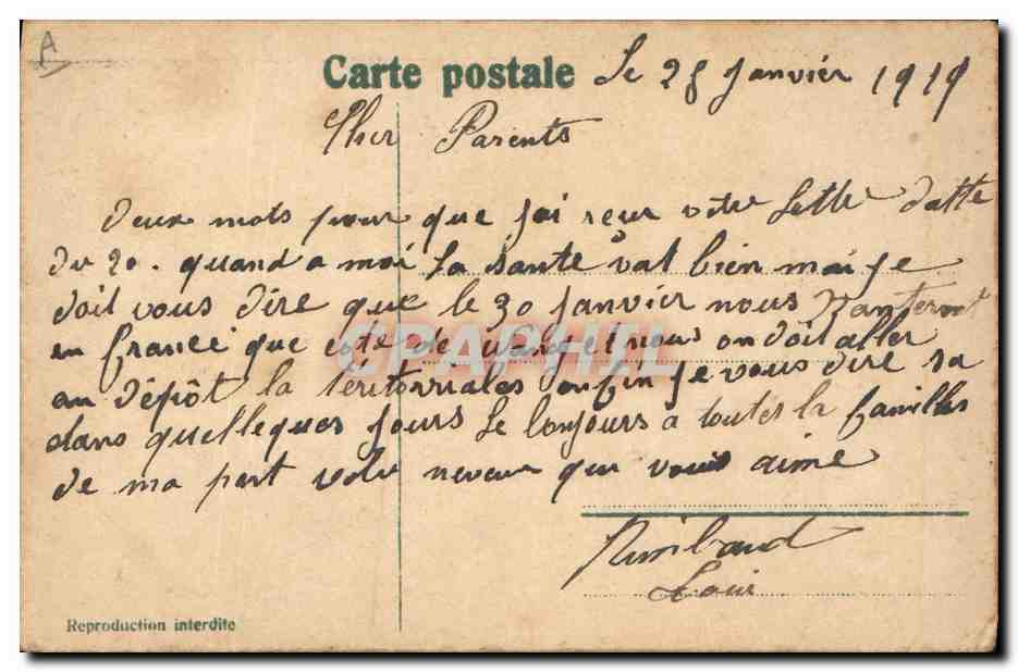 CPA Folklore Alsace Vive la France — Reverso