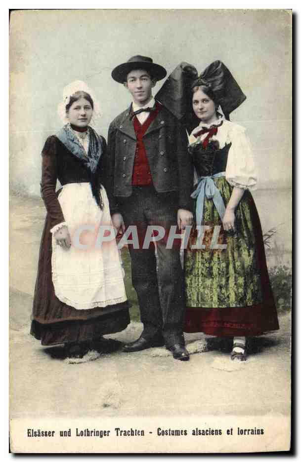 Costumes alsaciens et lorrains — Elsässer und Lothringer Trachten — éditeur non identifié, n° de série 2188