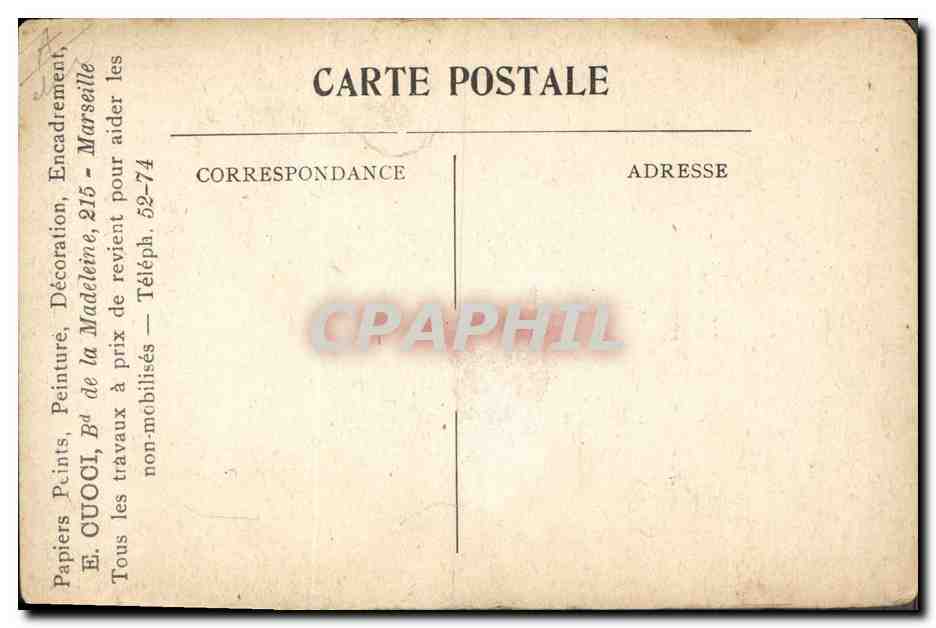 CPA Carte Alsace Lorraine en 1914 — Reverso