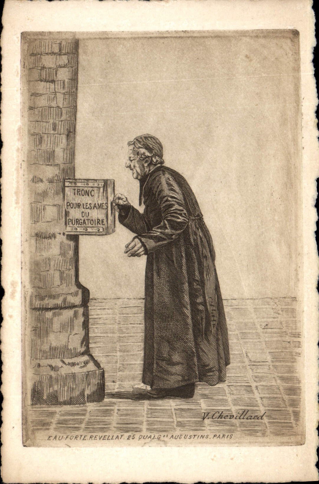 Père Augustin — Prieur du Purgatoire — V. Chevillard, Paris