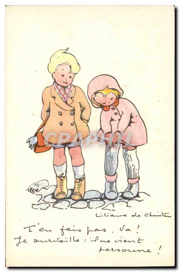 CPA Fantaisie Illustrateur Enfants