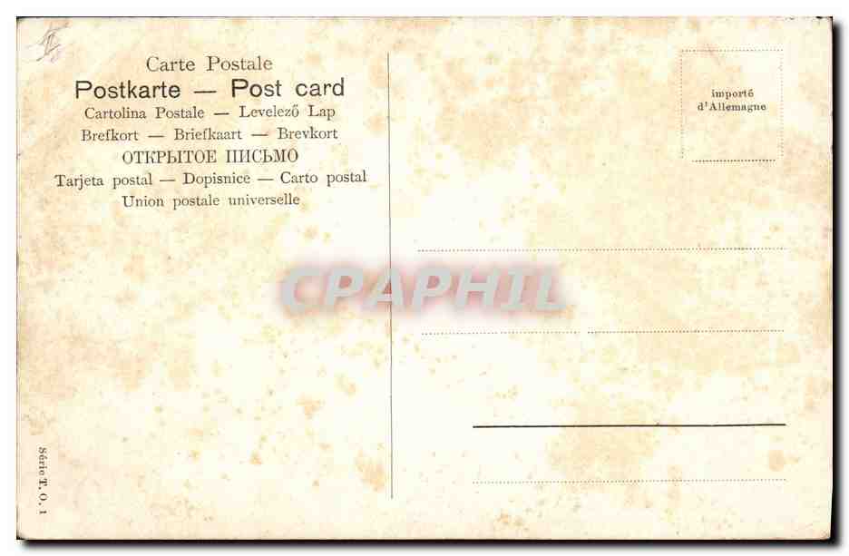 CPA Fantaisie Orientalisme  — Rückseite