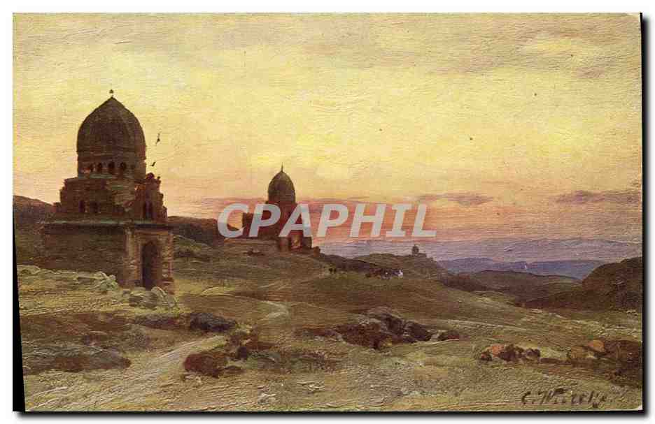 CPA Fantaisie Orientalisme Wuttke Les tombeaux des califes