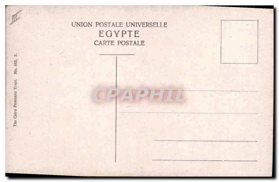 CPA Fantaisie Orientalisme  — Rückseite