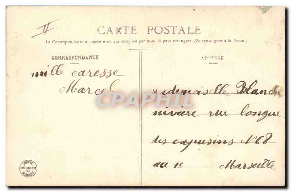 Il Passeur — Edizione Bergeret - Cliché-G. Morinet, Nantes — Verso