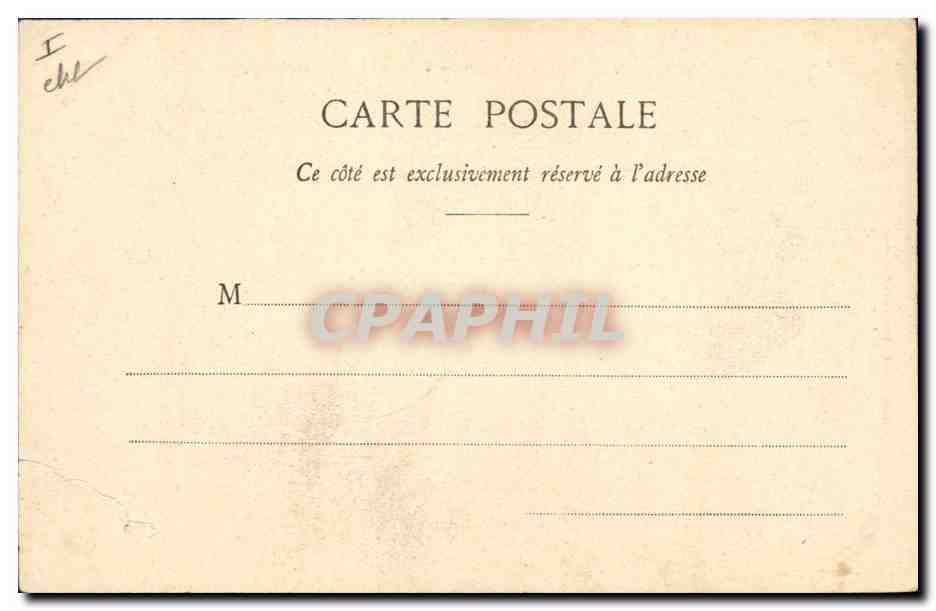 CPA Fantaisie Femmes Fetes et Porte bonheur  — Verso