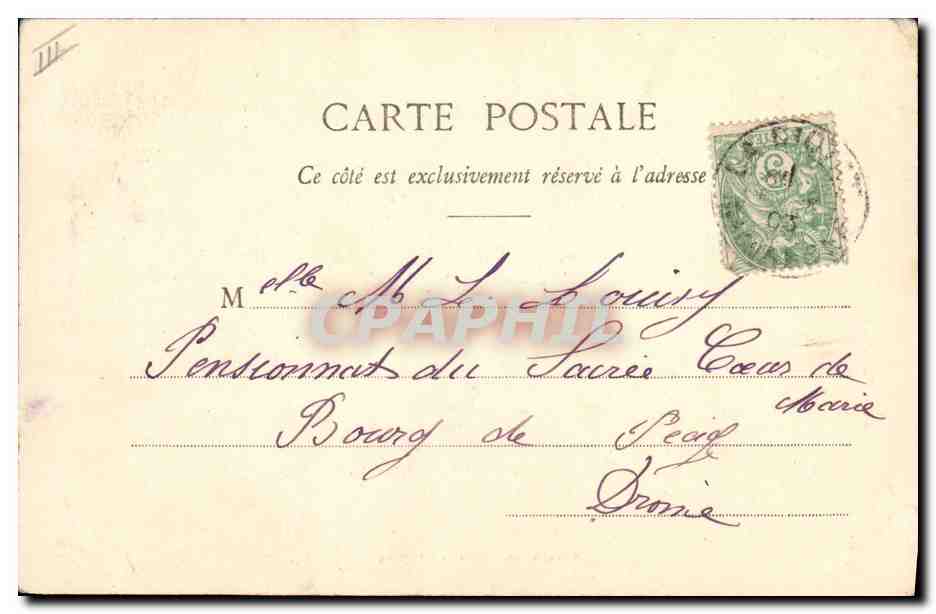Cartolina d'epoca Fantasia Donna Feste e Portafortuna Maiale Maiale — Verso