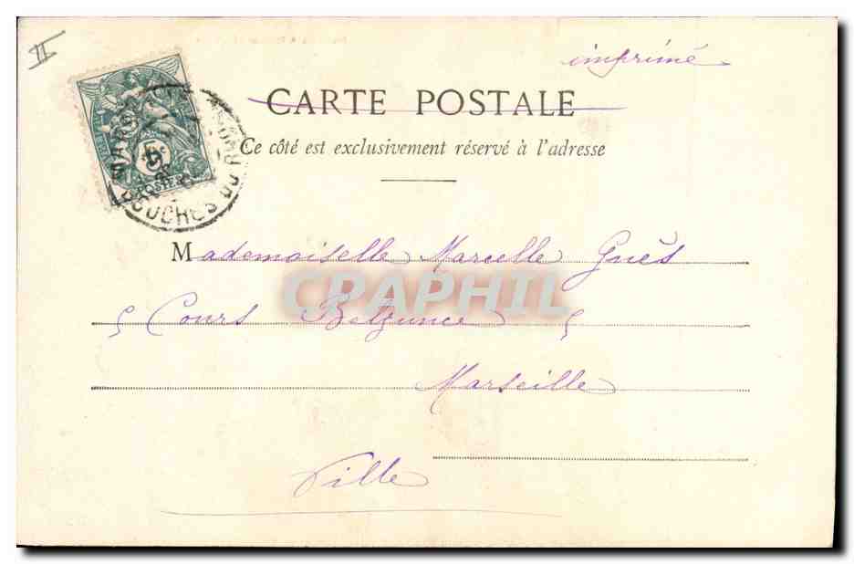 CPA Fantaisie Enfant Amitie — Rückseite