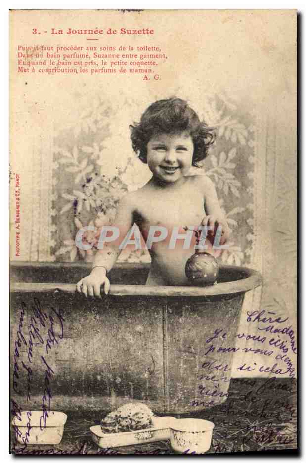 CPA Fantaisie Enfant La journee de Suzette