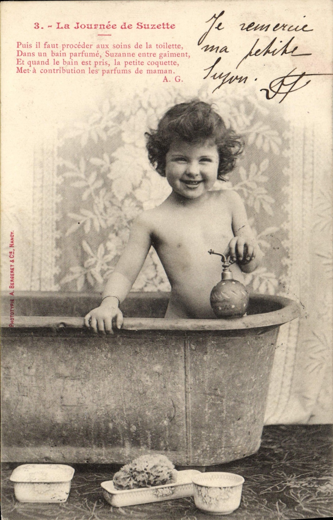 CPA Fantaisie Enfant La journee de Suzette