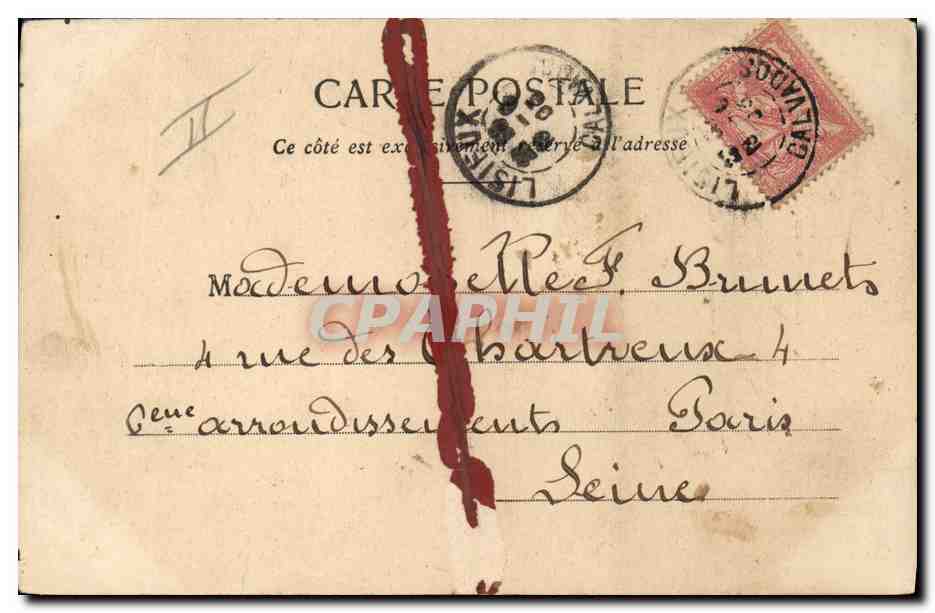 Privater Jagd — Erste Jagd — Verlag: Éd. Théophile in Paris — Rückseite