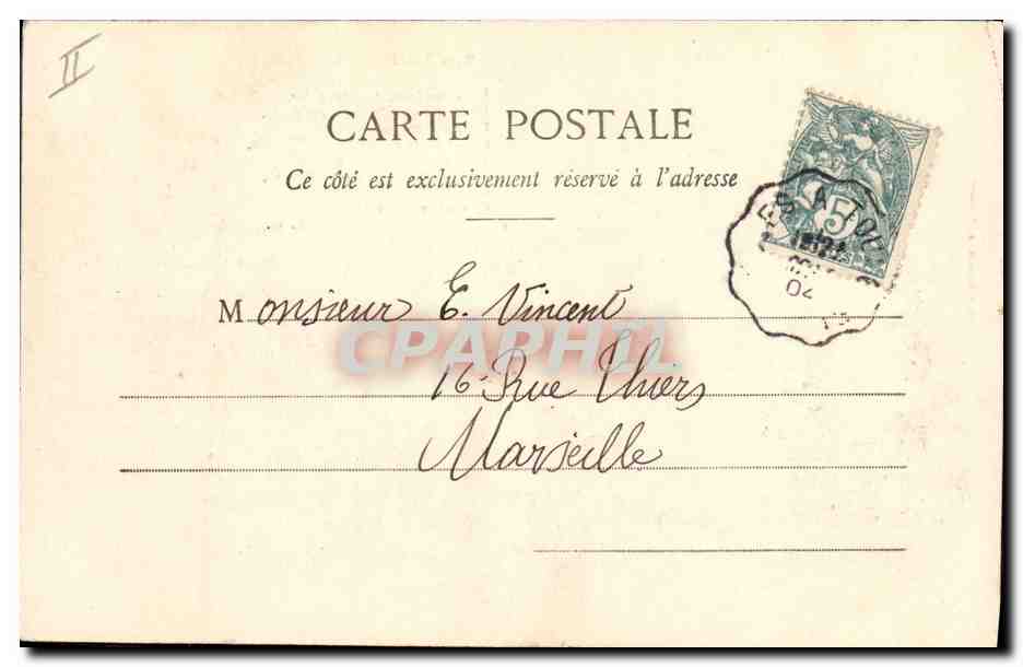 CPA Fantaisie Enfant Le petit Robinson — Verso