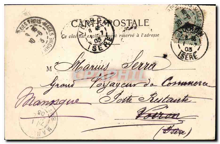 CPA Fantaisie Femmes La lacon de peinture  — Verso