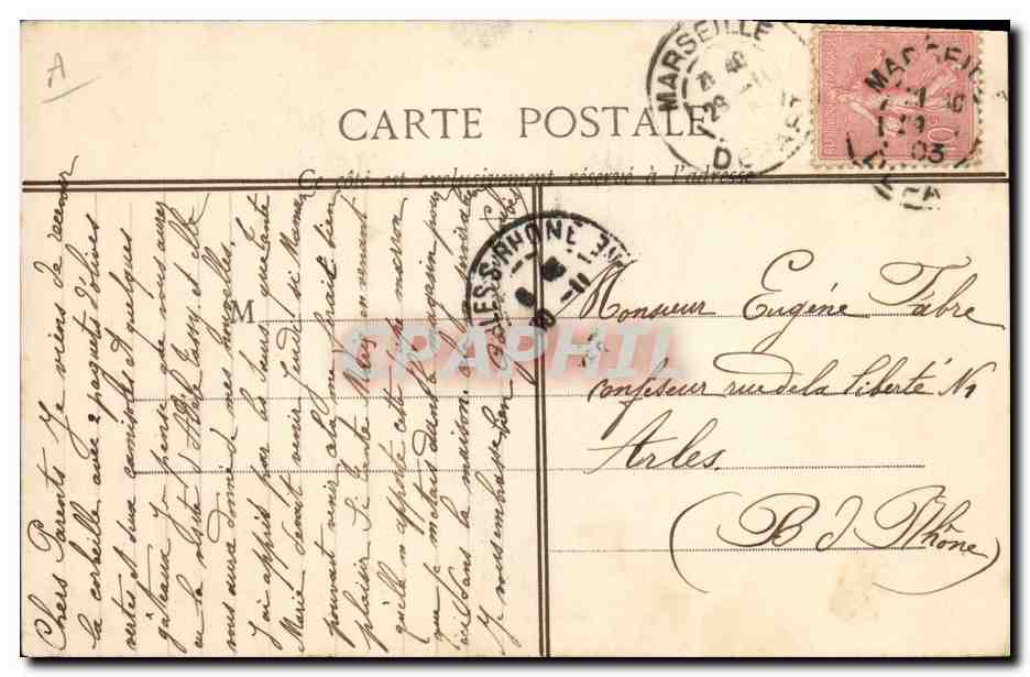 Femme présentant des produits 'Billettes de Tours' — Phototypie A. Berthet & Cie, Nancy — Achterkant