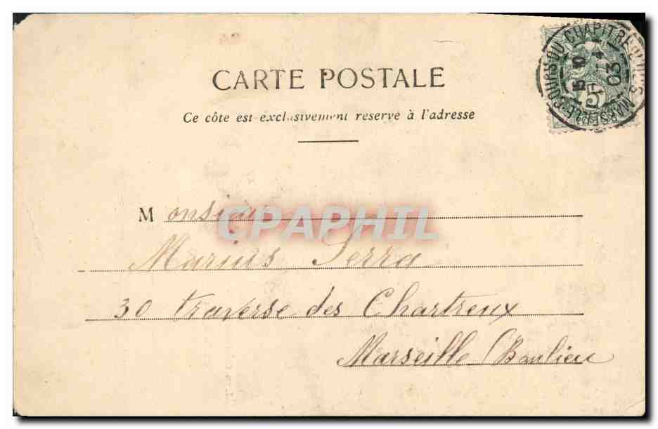 CPA Fantaisie Les geneurs en wagon  — Rückseite